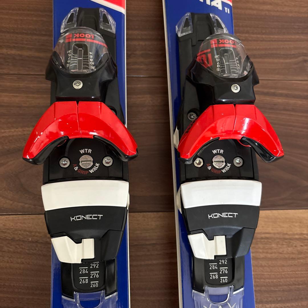 【匿名送料込】ロシニョールスキー板LOOKビンディングLEKIストック3点セット