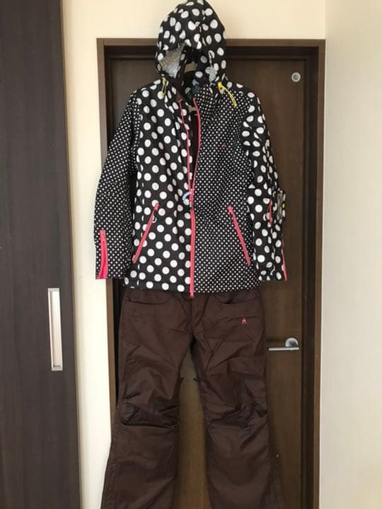 スノーボード ウエア レディース ドット柄