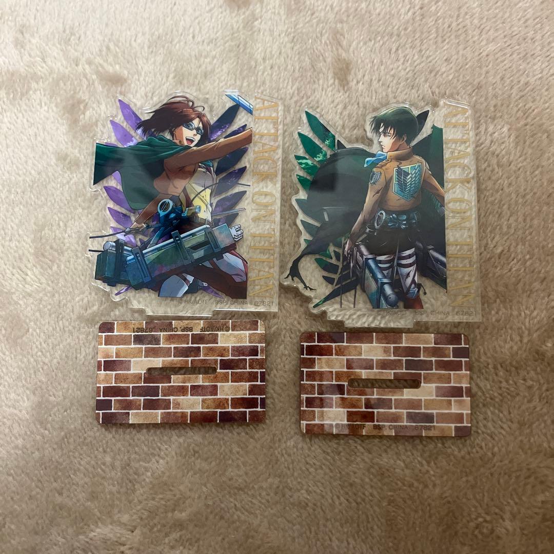 進撃の巨人 ステッカー アクスタ クリアカード