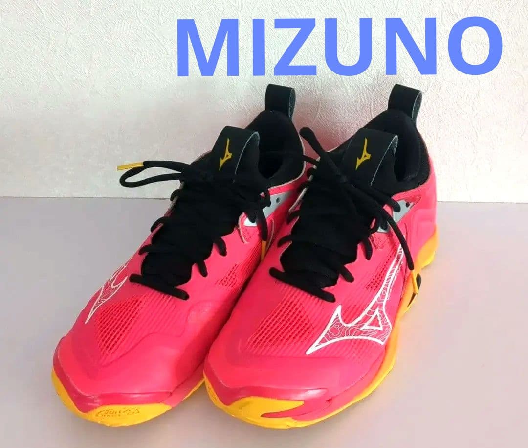 【ミズノ MIZUNO】バレーボールシューズ ウエーブモーメンタム 24.5cm