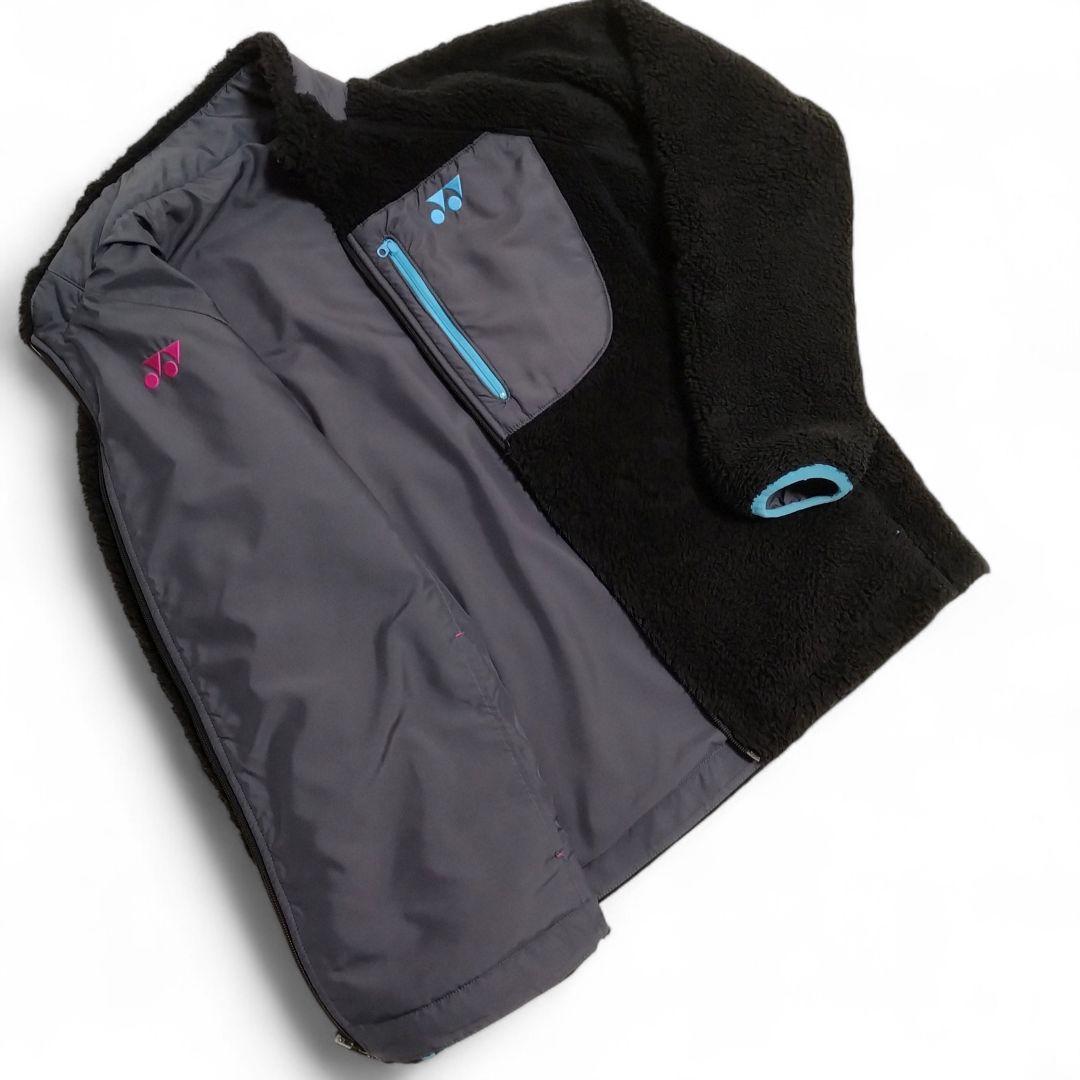 【リバーシブル】ヨネックス ボアジャケット ナイロンジャケット バドミントン