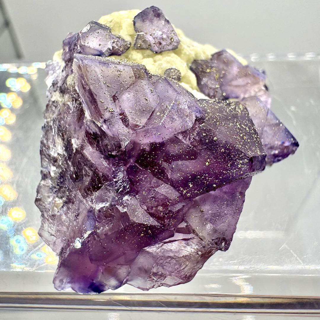 544 中国 内モンゴル産 フローライト&パイライト