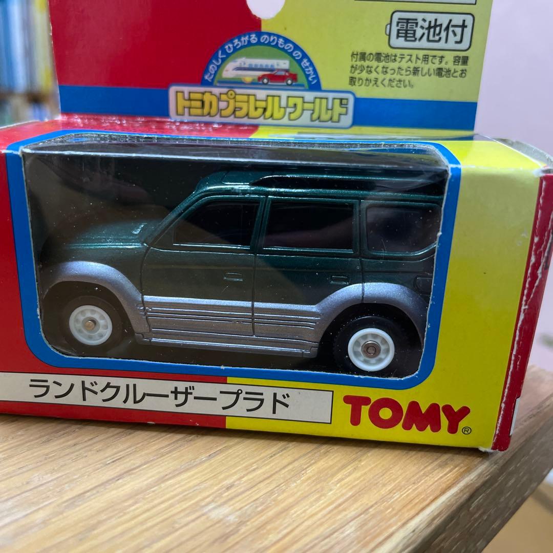 トミカ ランドクルーザー プラド モータートミカ 希少 タカラ トミー 美品