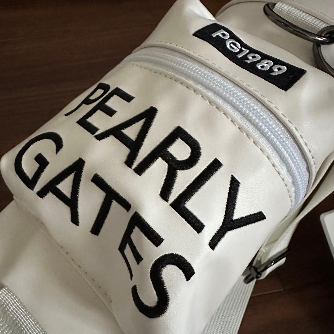 未使用 PEARLY GATES パーリーゲイツ セルフスタンドバッグ ホワイト