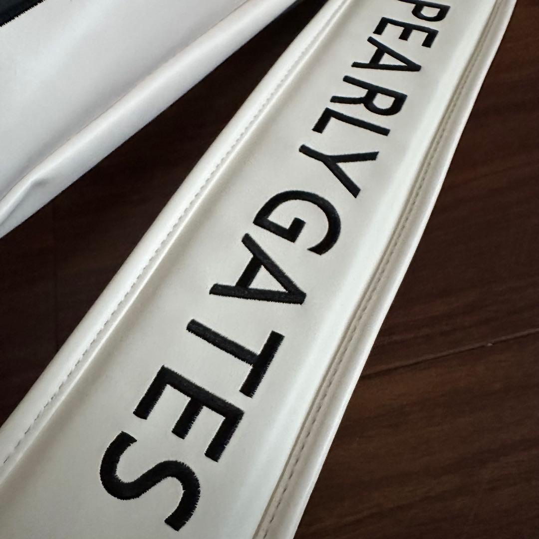 未使用 PEARLY GATES パーリーゲイツ セルフスタンドバッグ ホワイト