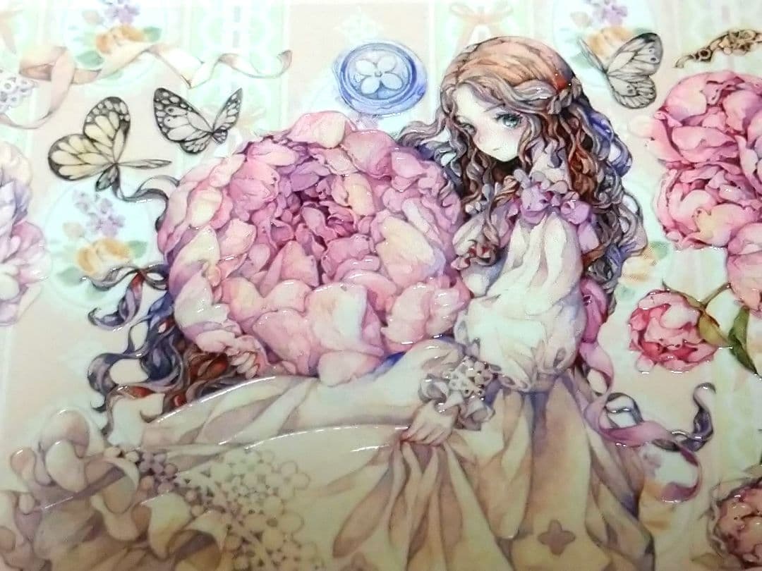 ✩再販✩J685＃芍药季(水晶)LION切り売り海外人物マステ女の子