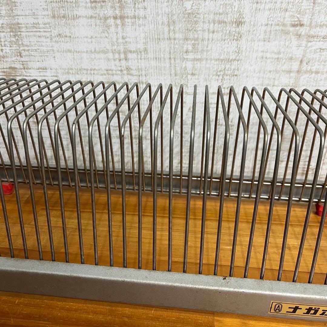 【アンティーク】昭和レトロ NAGAOKA ナガオカ レコードラック 古道具