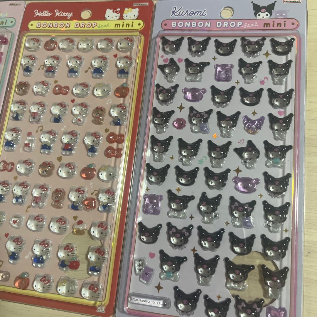 【国内正規品】【新品未使用品】サンリオ ボンボンドロップシール5枚セット