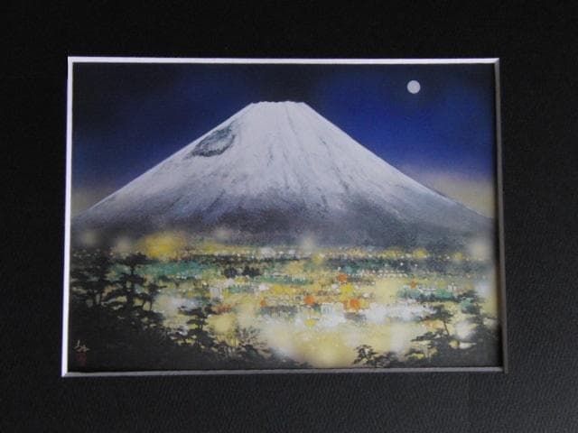 木村圭吾、【街明かり】、希少な額装用画集より、新品額装付、状態良好