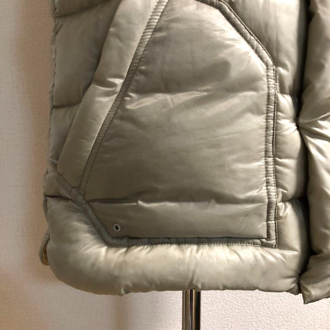 パーリーゲイツ ダブルジップ ダウン ベスト グレー サイズ4