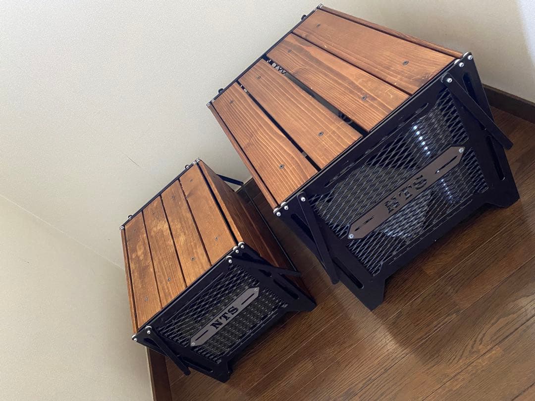 ネイチャートーンズ　サイドアップボックステーブル　2個セット