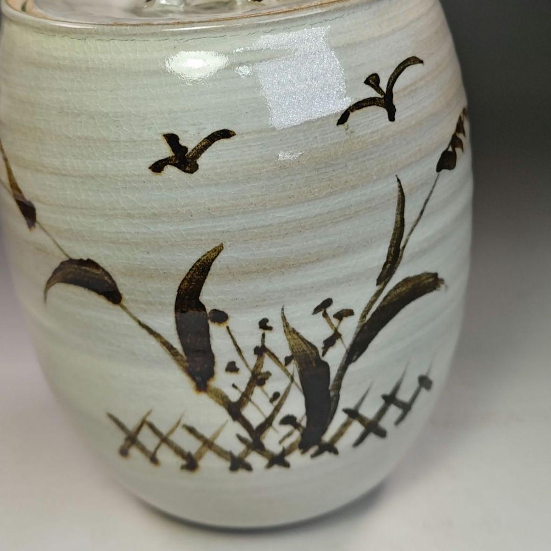 イ772 水指『唐津焼　水指　作家物　共箱』茶道具