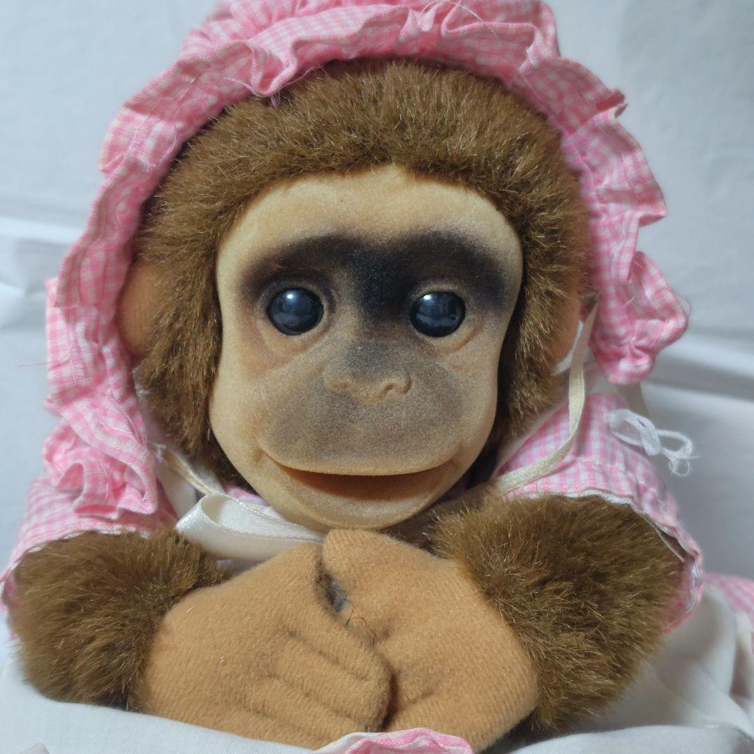 レア！HOSUNG★ドレスを着たさるのぬいぐるみ【ヴィンテージ】【1994年】