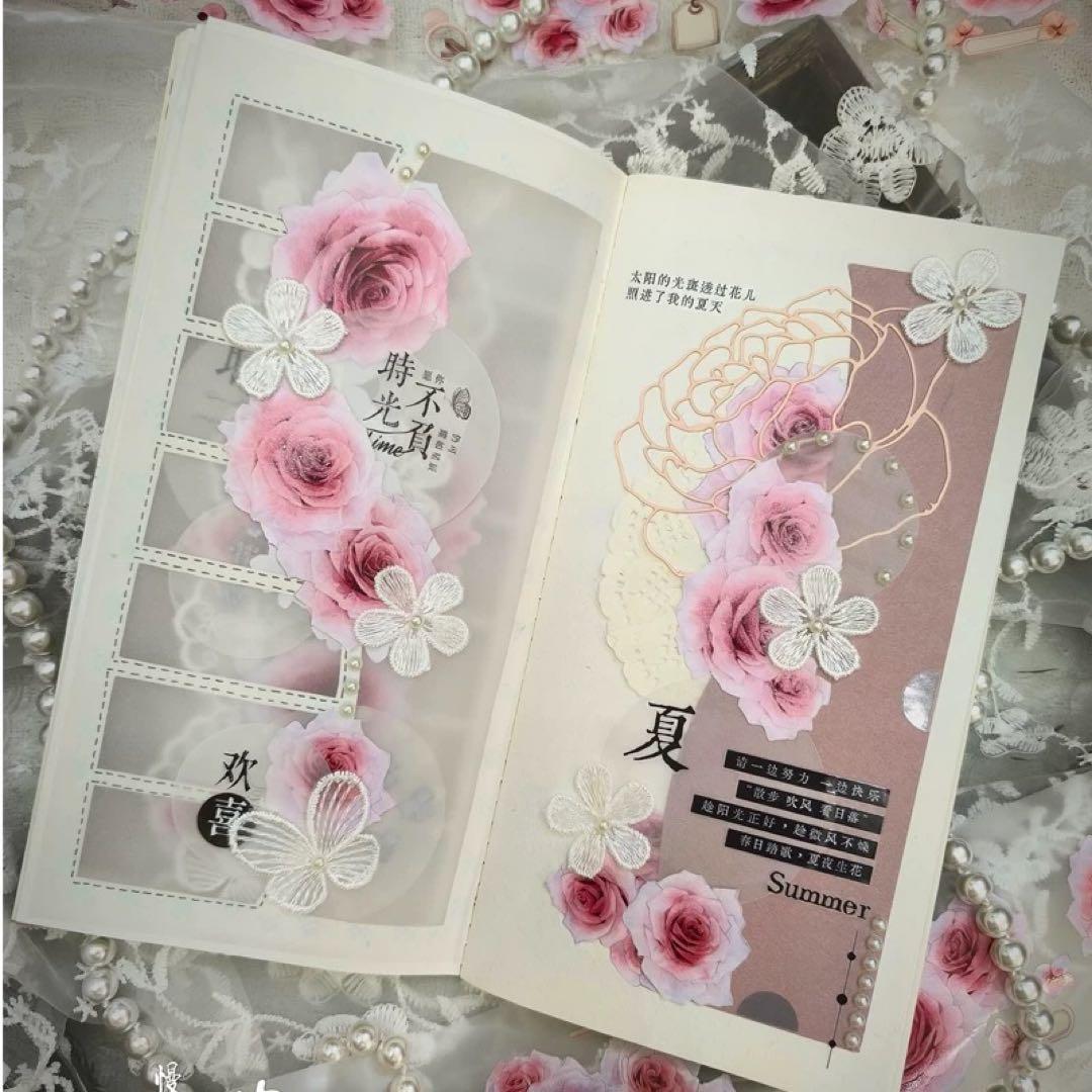 新品　蔓染　PET霧面マスキングテープ　マステ　5m