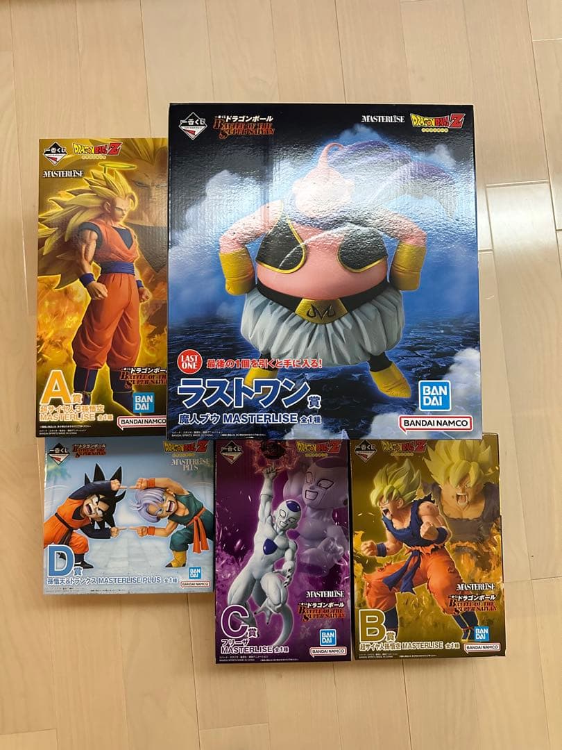 ドラゴンボール　一番くじ　A賞B賞C賞D賞　ラストワン賞　フィギュアセミコンプ