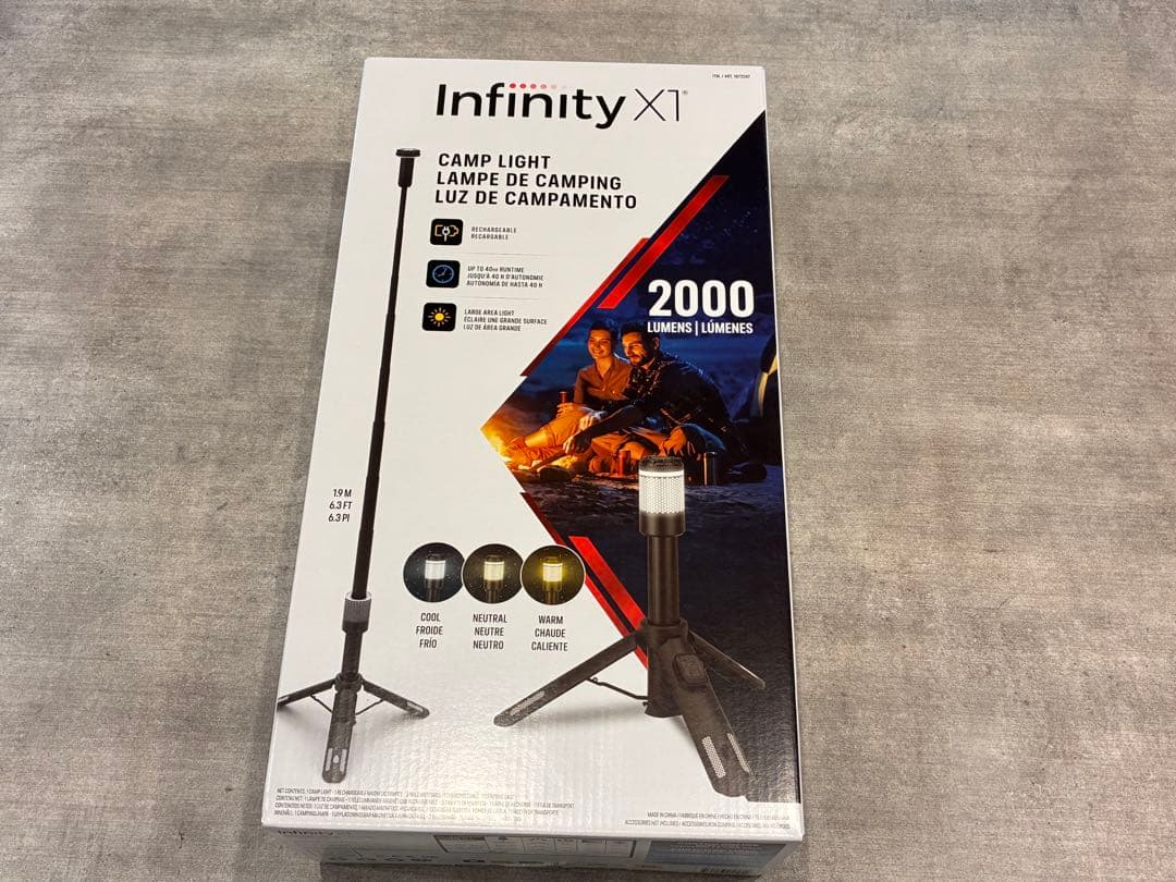 Infinity X1 2000ルーメン　キャンプライト　 LEDランタン
