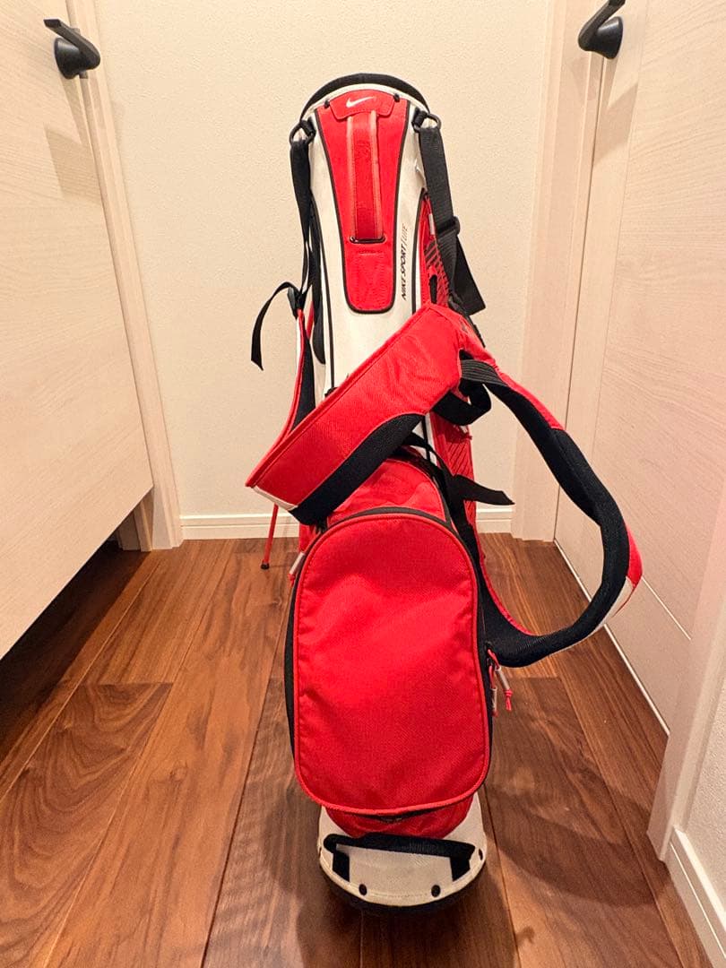 Nike ゴルフスタンドバッグ レッド/ホワイト