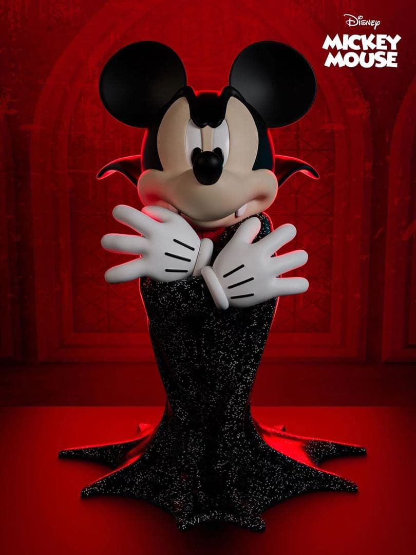 MORSTORM & Disney ミッキーフィギュア ドラキュラ スタイル