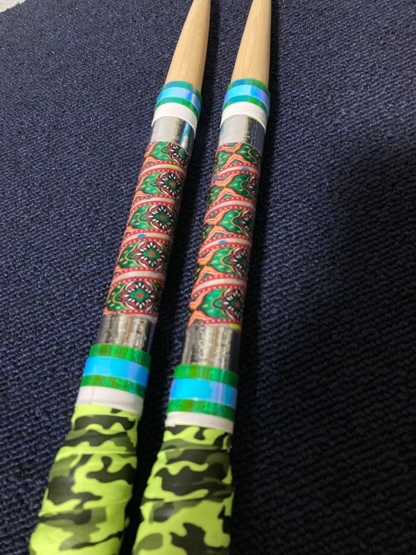 【緑閃式-RYOKUSEN】太鼓の達人|マイバチ| ロール処理|限定モデル♪