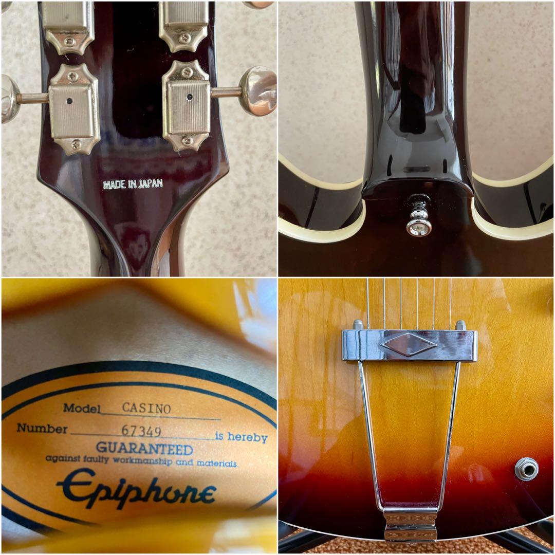 最安値 エピフォン　カジノ 寺田楽器 96年 ビートルズTシャツ　Casino