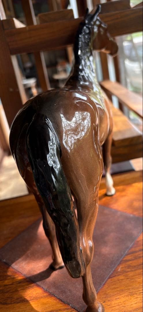 陶器製 馬のオブジェ(約30cm)