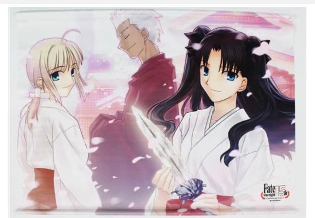 Fate fgo DINING ポスター　タペストリー　遠坂凛　セイバー　間桐桜