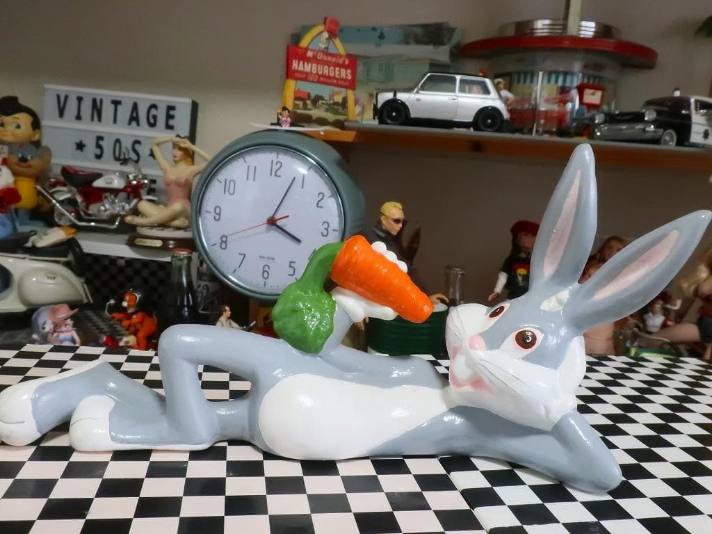 絶版★特大 バックスバニー ルーニー・テューンズ オブジェ フィギュア