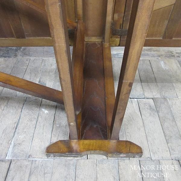 イギリス アンティーク 家具 ゲートレッグテーブル ダイニング 英国 6566d