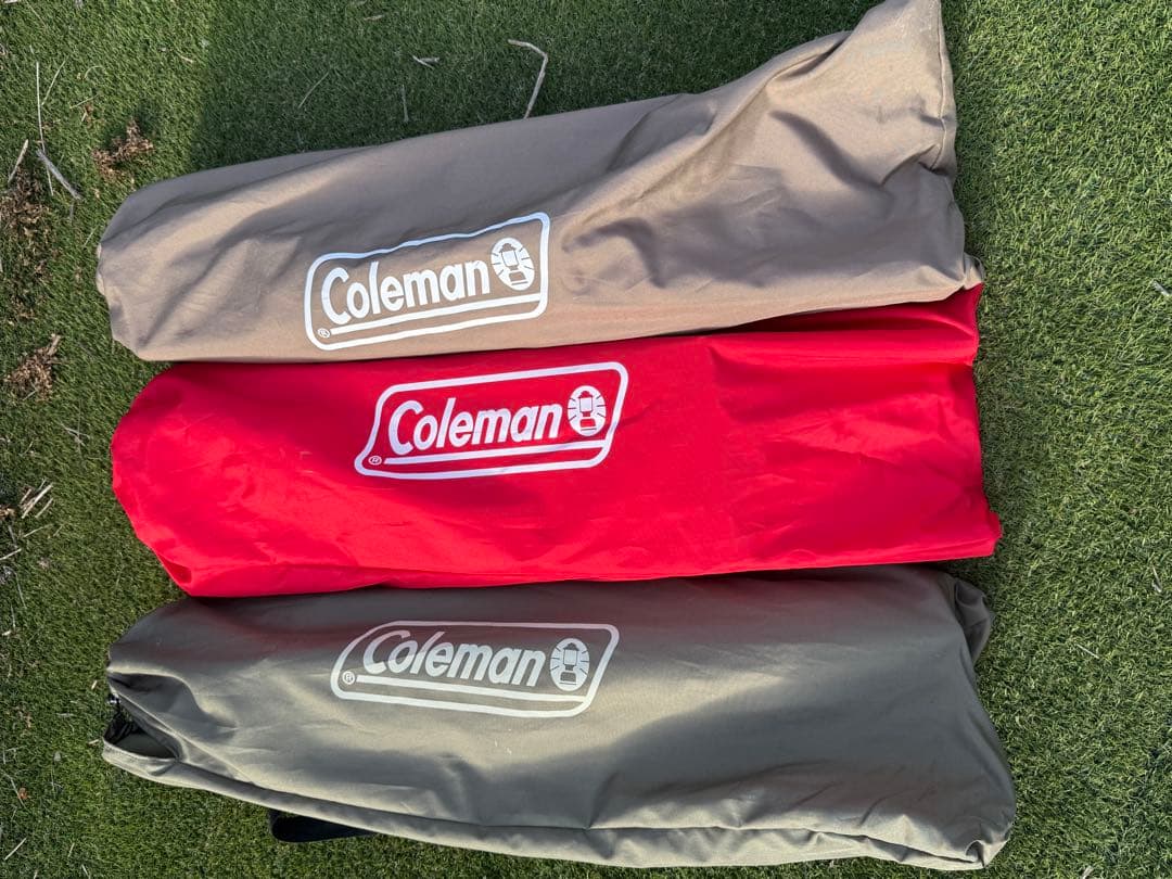 Coleman リクライニングアウトドアチェア 3脚セット
