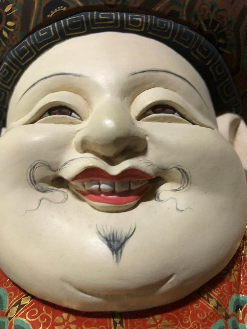 大黒天様　木箱付き　36㎝