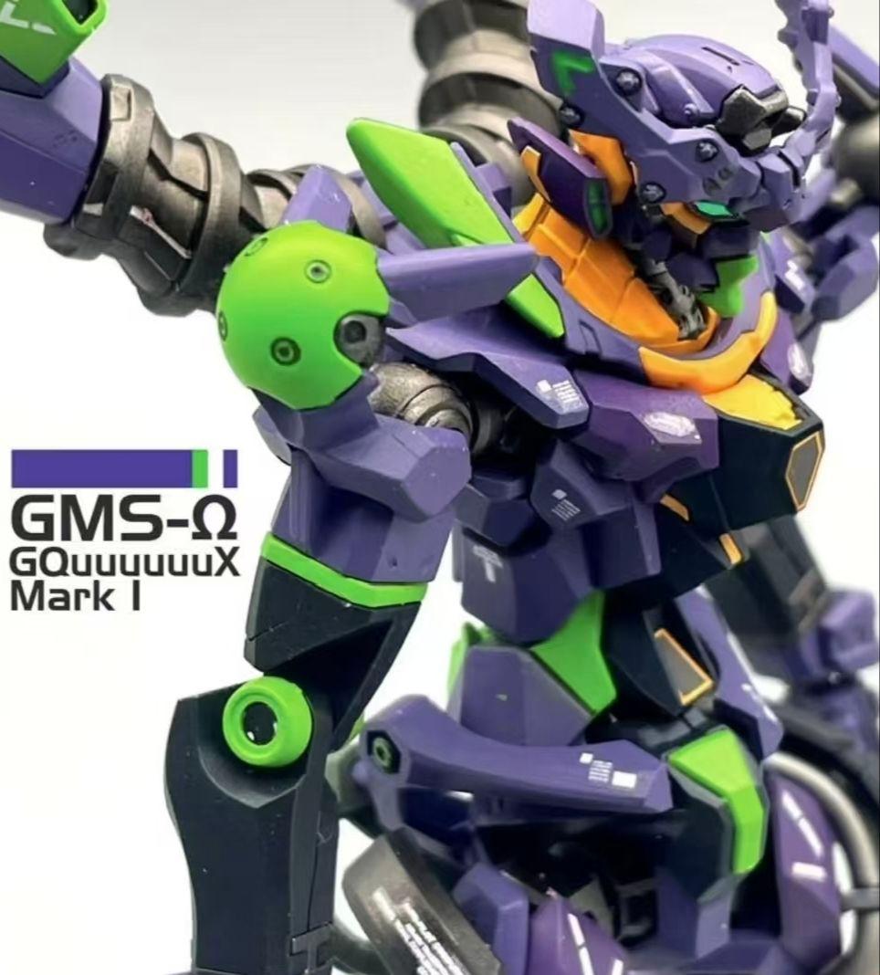 HG GQuuuuuuX ジークアクス 全塗装完成品 エヴァンゲリオンカラー