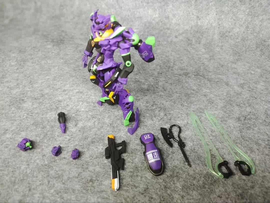 HG GQuuuuuuX ジークアクス 全塗装完成品 エヴァンゲリオンカラー