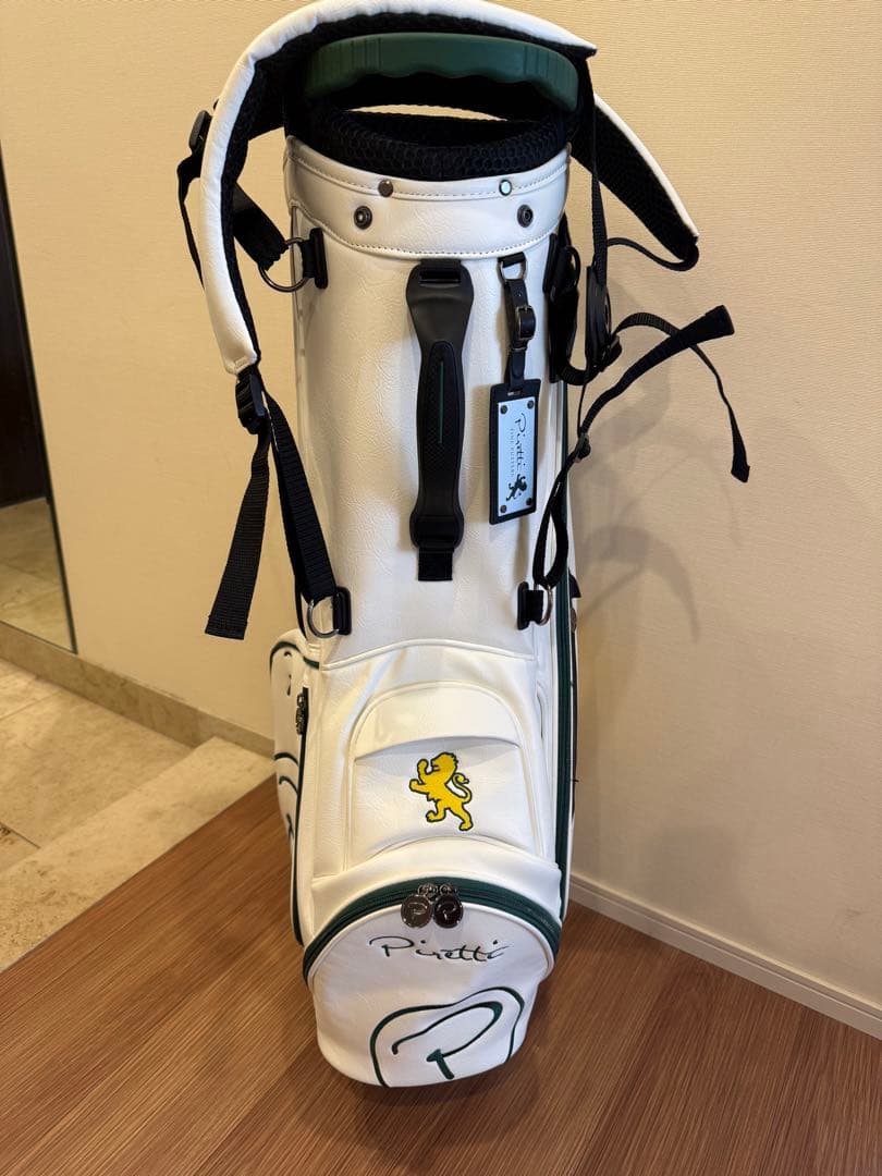 Piretti キャディバッグ ホワイト/グリーン