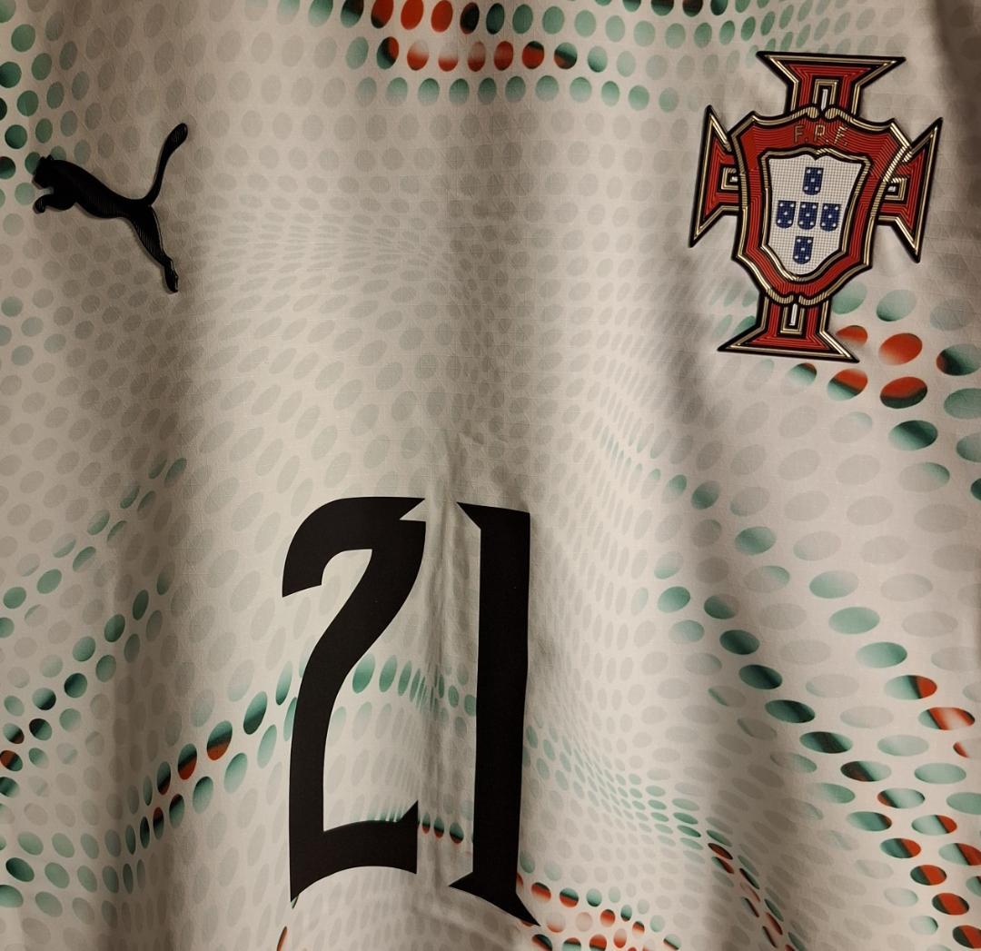 【説明欄必読】ポルトガル代表 2025 オーセンティック アウェイ 21.ジョタ