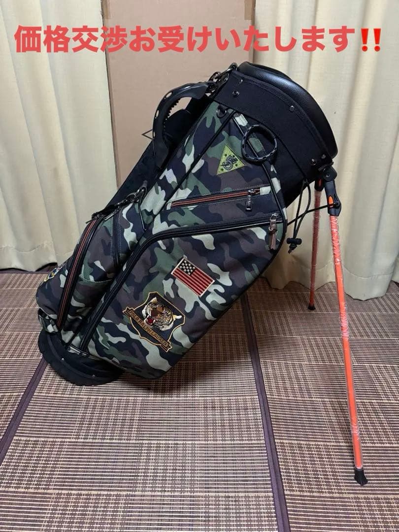 R.Lauren ラルフローレン RLX 迷彩柄 キャディバッグ スタンドタイプ
