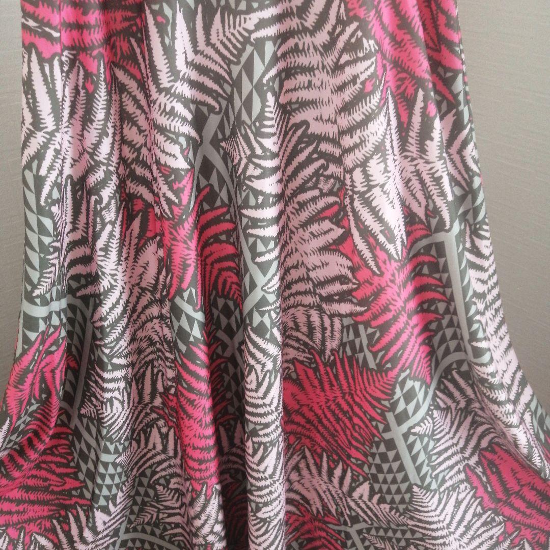 フラダンス用マキシドレス　葉柄