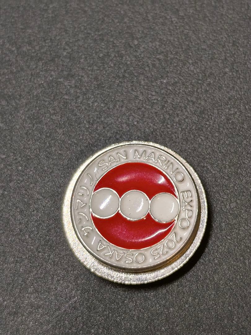 「関西万博 サンマリノ共和国 パビリオン ピンバッジ
