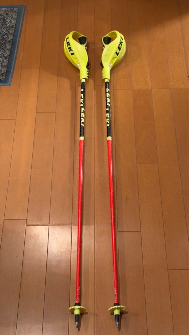 LEKI フルカーボン 120cm SL パンチガード付き TRIGGER 3D