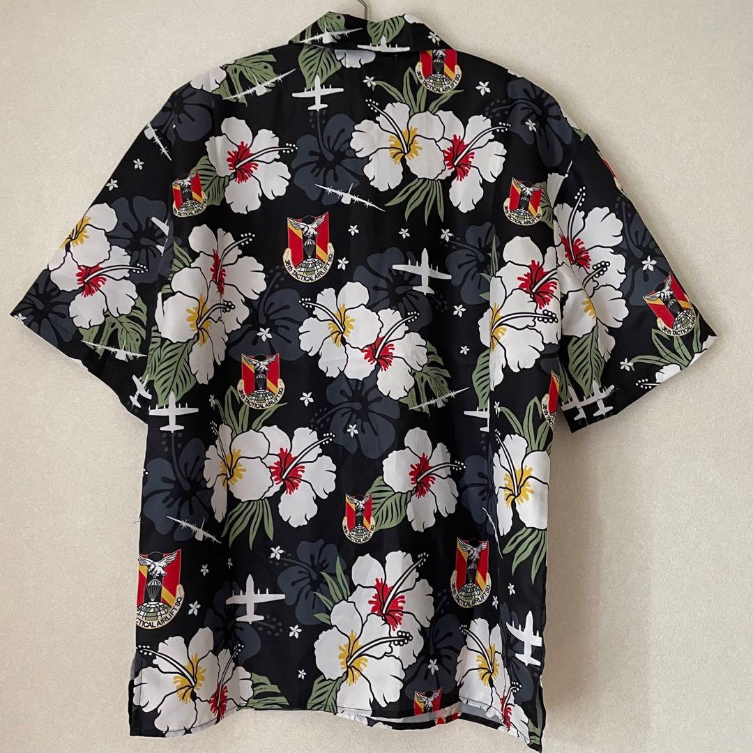 横田基地 米空軍 USAF 36 EAGLE AIRLIFTERS アロハシャツ
