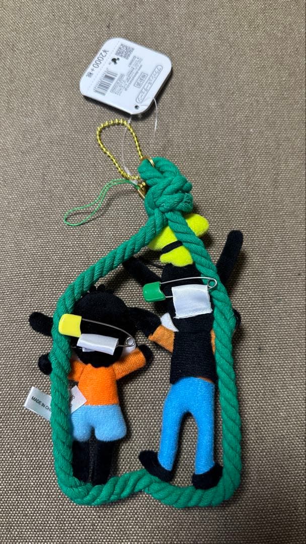 プラッシュキーチェーン　グーフィー＆マックス　ディズニーストア 希少 レア