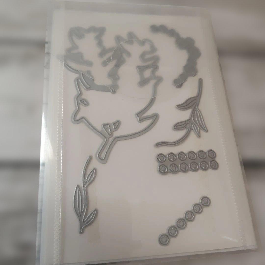 日本未発売スタンピンアップ★ほぼ未使用ミモザ　フォトポリマースタンプセット