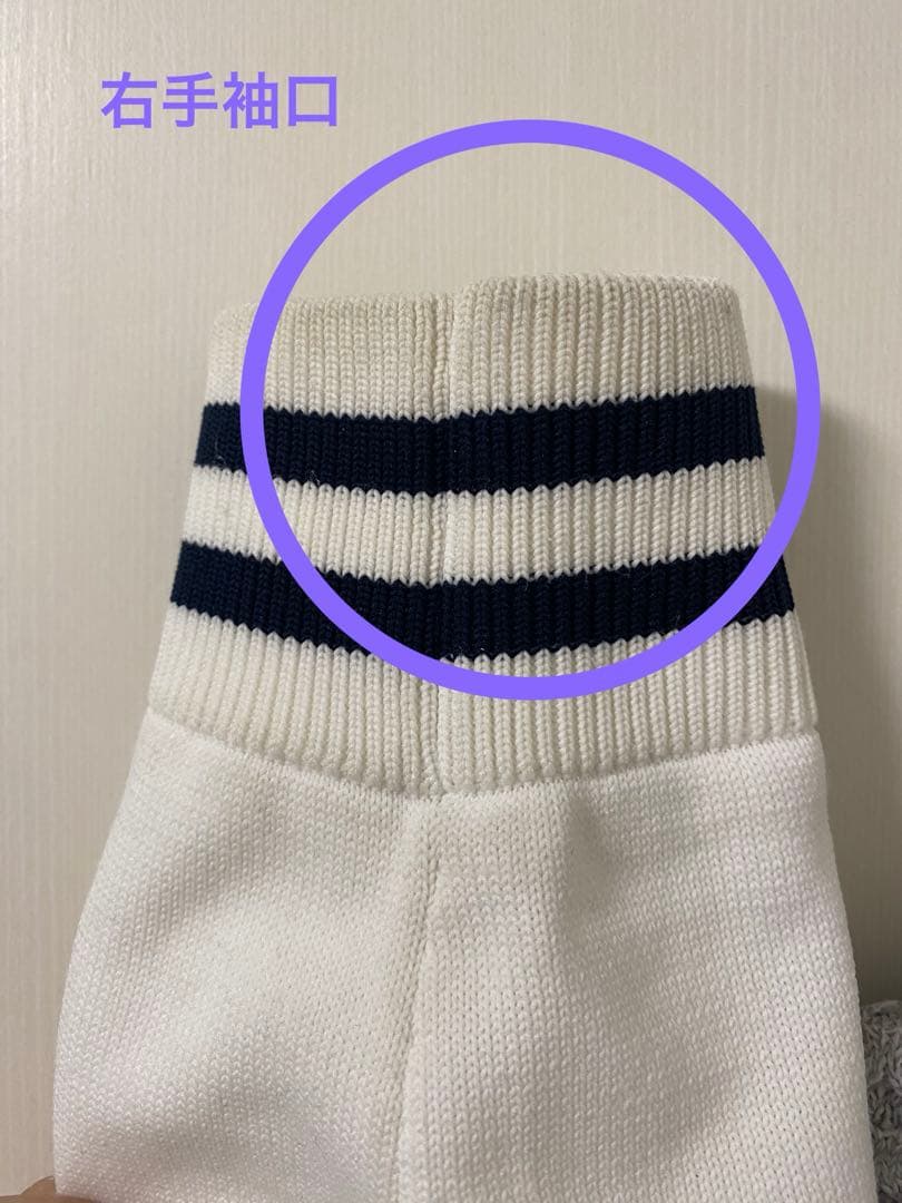 【美品】Munsingwear フード付きセーター 3L グレー/ホワイト