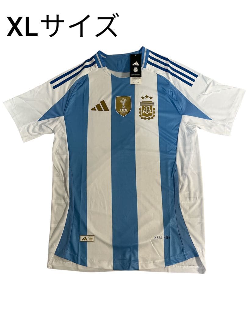 アルゼンチン代表　オーセンティック仕様ユニホーム　XLサイズ　アディダス