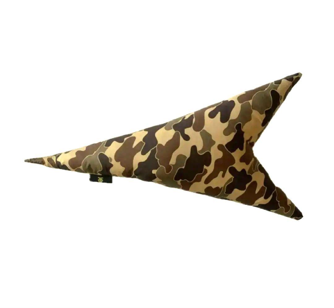 希少！20471120ひょーま君ロゴプリント迷彩柄 クッション