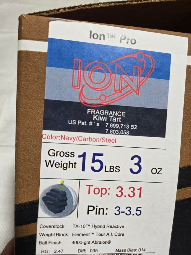 Storm ION Pro 15P3oz サムレス 2穴