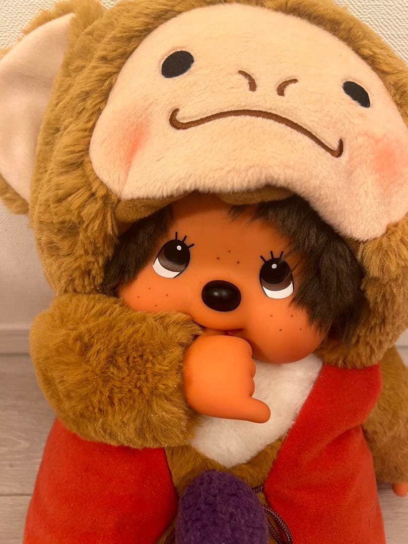 【美品】干支さるモンチッチの大きなLサイズ モンチッチ　ぬいぐるみ