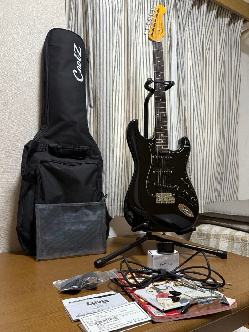 【今ならアンプ付けます】coolz ストラト　エレキギター 初心者セット