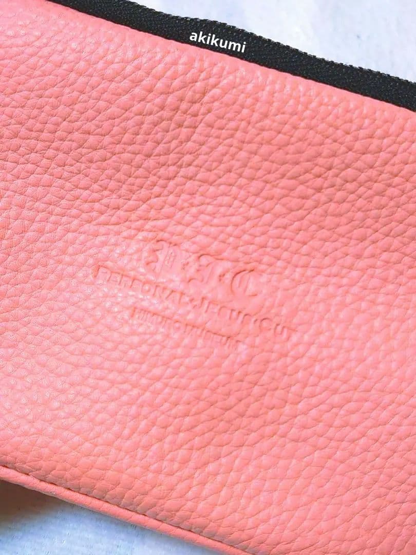 ★ 氷室京介 ★ PERSONAL JESUS CUT レザーポーチL ピンク