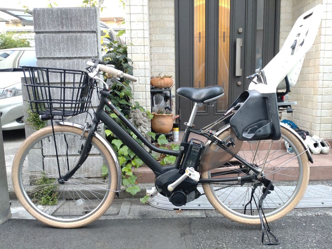 配送可★直接引渡可★カスタム【ヤマハ minaミーナ】電動アシスト自転車★子供乗