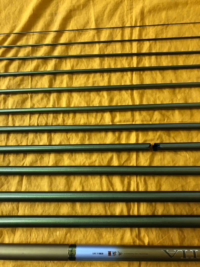 Daiwa 流覇 硬調61MY 6.1m竿12本 8番折損 gr7220樣専用